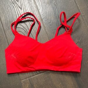 Avia Red Strappy Bralette